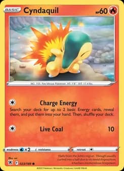 Cyndaquil — Astral Radiance — Common