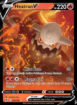 Heatran V — Astral Radiance — Holo Rare V
