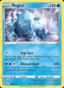 Regice — Astral Radiance — Rare