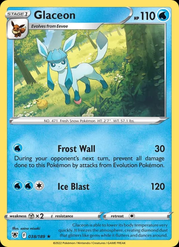 Glaceon — Astral Radiance, Rare