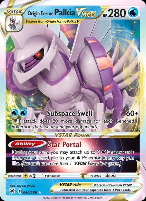 Origin Forme Palkia VSTAR — Astral Radiance, Holo Rare VSTAR