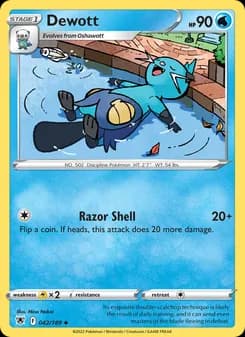 Dewott — Astral Radiance — Uncommon