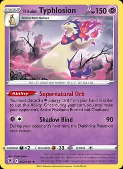 Hisuian Typhlosion — Astral Radiance — Holo Rare