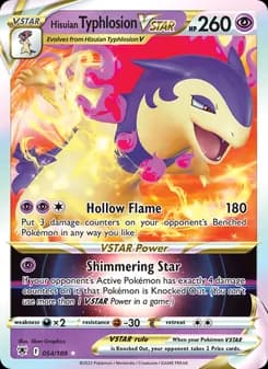 Hisuian Typhlosion VSTAR — Astral Radiance — Holo Rare VSTAR