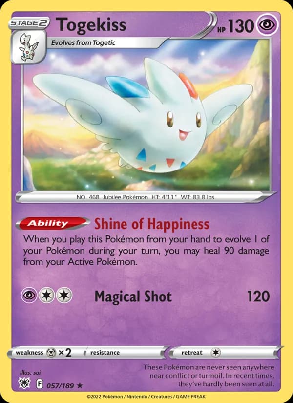 Togekiss — Astral Radiance, Holo Rare