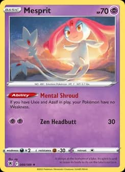 Mesprit — Astral Radiance — Holo Rare