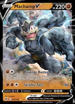 Machamp V — Astral Radiance — Holo Rare V