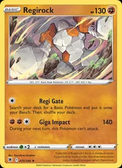 Regirock — Astral Radiance — Rare