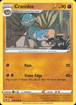 Cranidos — Astral Radiance — Uncommon