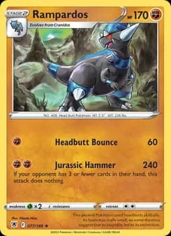Rampardos — Astral Radiance — Holo Rare
