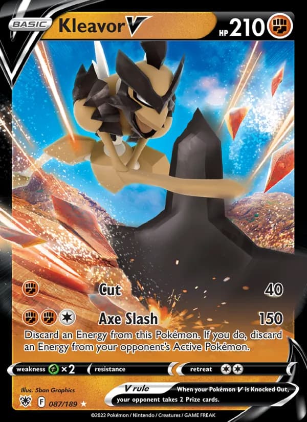 Kleavor V — Astral Radiance, Holo Rare V