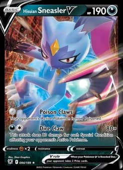 Hisuian Sneasler V — Astral Radiance — Holo Rare V