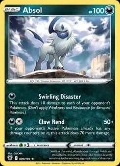 Absol — Astral Radiance — Holo Rare