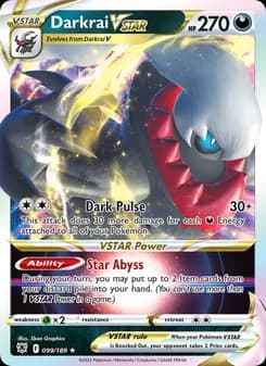 Darkrai VSTAR — Astral Radiance — Holo Rare VSTAR