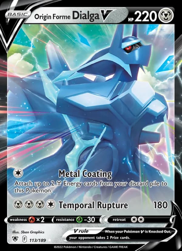 Origin Forme Dialga V — Astral Radiance, Holo Rare V