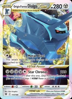 Origin Forme Dialga VSTAR — Astral Radiance — Holo Rare VSTAR