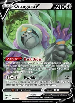Oranguru V — Astral Radiance — Holo Rare V