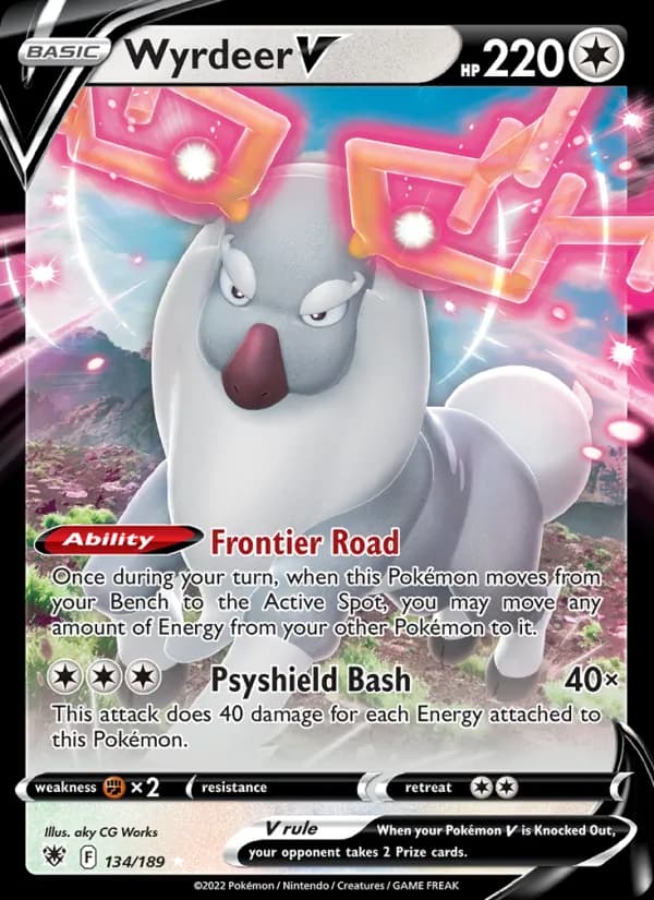 Wyrdeer V — Astral Radiance, Holo Rare V
