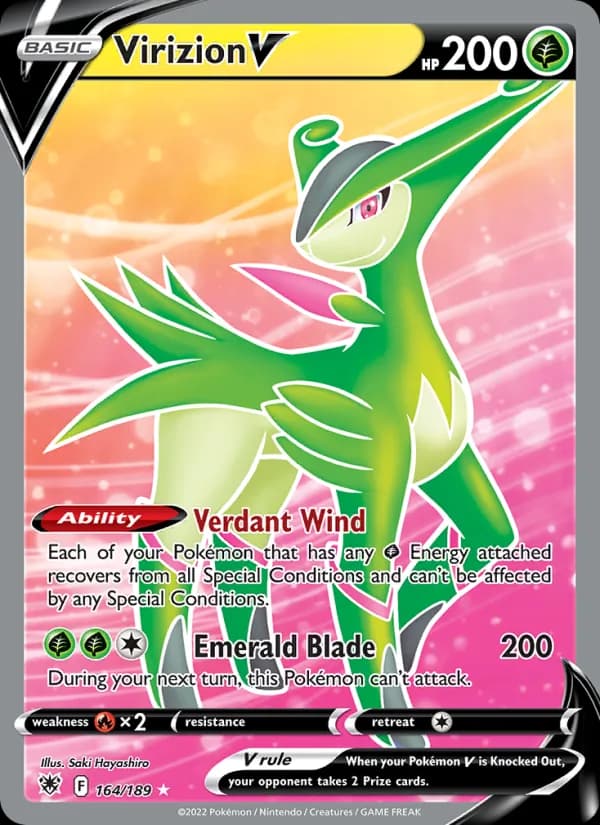 Virizion V — Astral Radiance, Ultra Rare