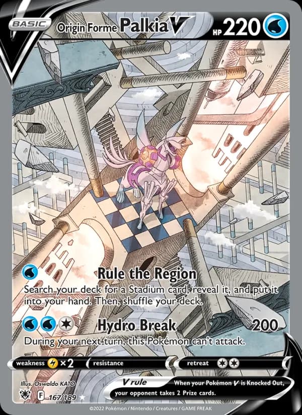 Origin Forme Palkia V — Astral Radiance, Ultra Rare