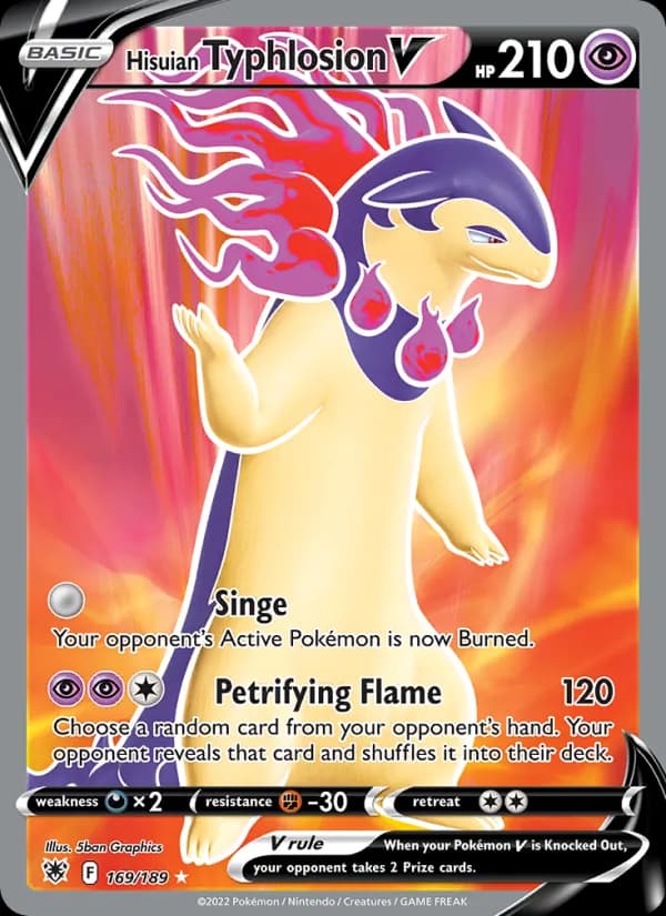 Hisuian Typhlosion V — Astral Radiance, Ultra Rare