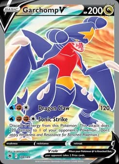 Garchomp V — Astral Radiance — Ultra Rare