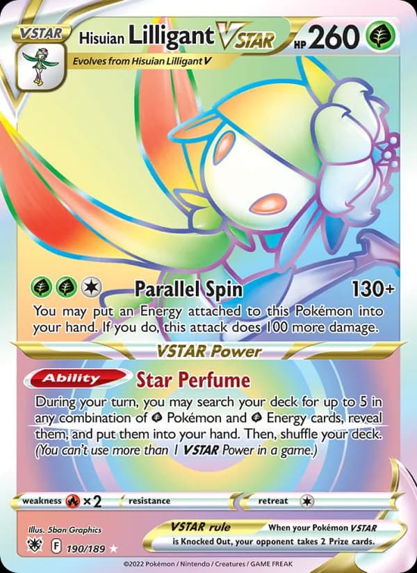 Hisuian Lilligant VSTAR — Astral Radiance, Secret Rare