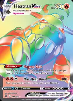 Heatran VMAX — Astral Radiance — Secret Rare