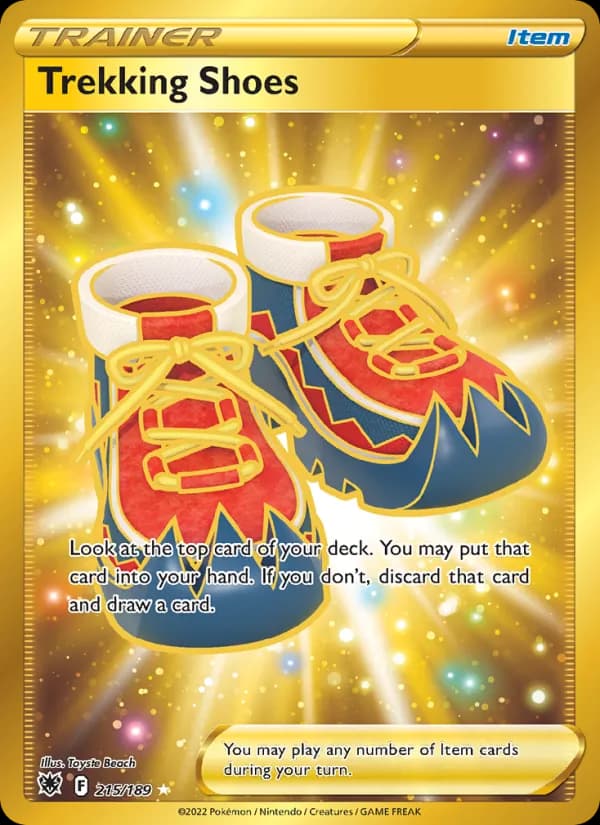 Trekking Shoes — Astral Radiance, Secret Rare