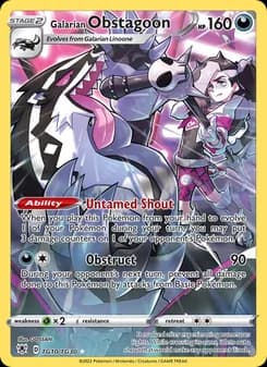 Galarian Obstagoon — Astral Radiance — Rare