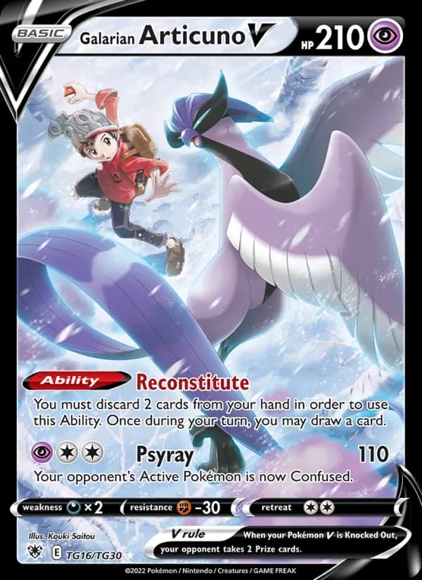 Galarian Articuno V — Astral Radiance, Ultra Rare