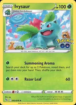Ivysaur — Pokémon GO — Uncommon