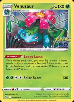 Venusaur — Pokémon GO — Holo Rare
