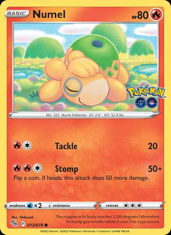 Numel — Pokémon GO, Common
