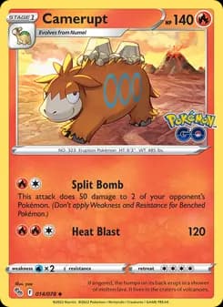 Camerupt — Pokémon GO — Uncommon
