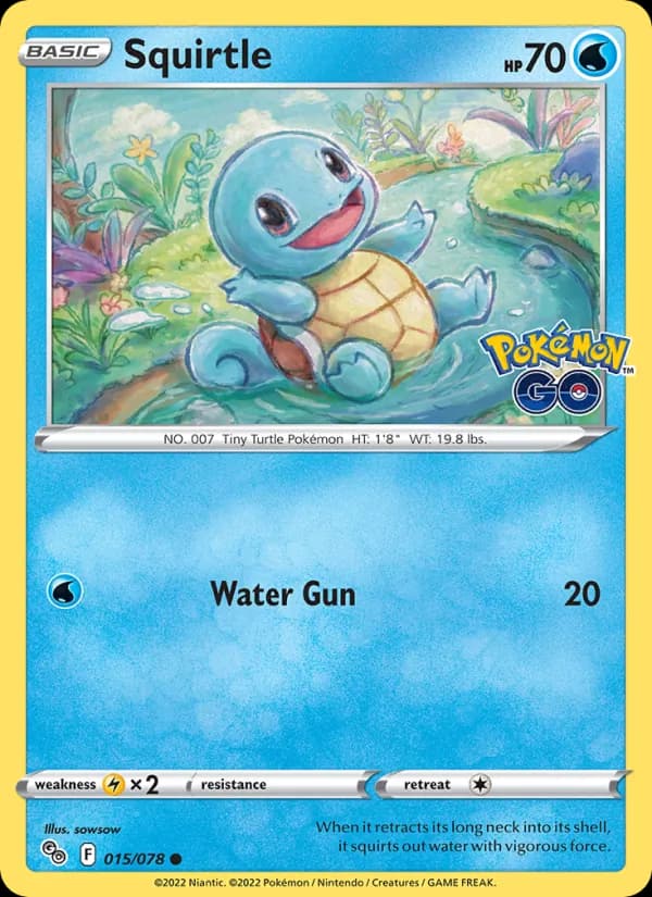 Squirtle — Pokémon GO, Common