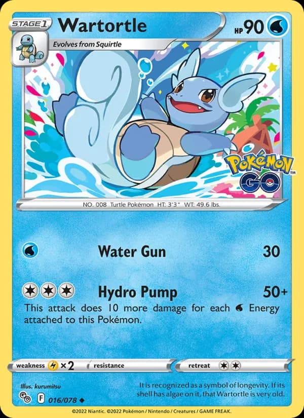 Wartortle — Pokémon GO, Uncommon
