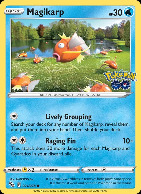 Magikarp — Pokémon GO, Common