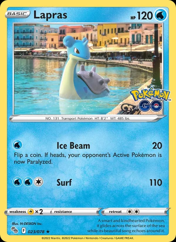 Lapras — Pokémon GO, Holo Rare