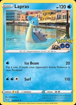Lapras — Pokémon GO — Holo Rare