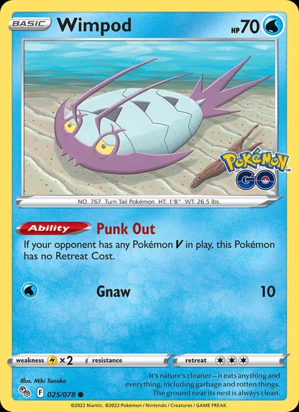 Wimpod — Pokémon GO, Common