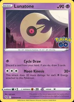 Lunatone — Pokémon GO — Uncommon