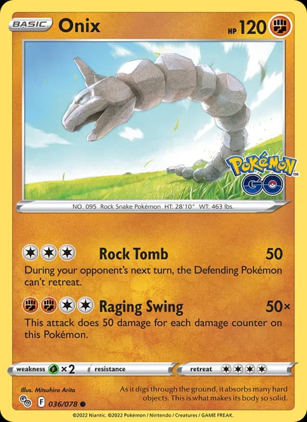 Onix — Pokémon GO, Common