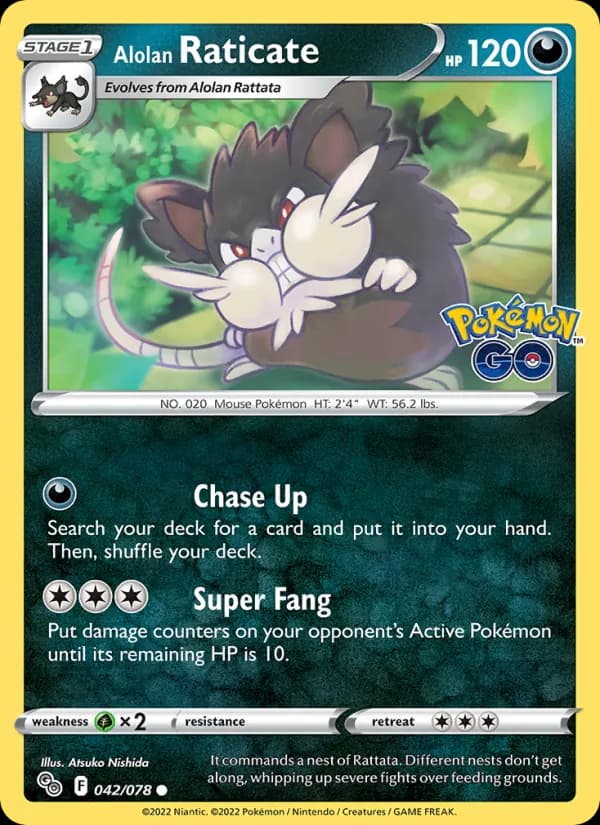 Alolan Raticate — Pokémon GO, Common