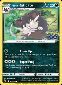 Alolan Raticate — Pokémon GO — Common