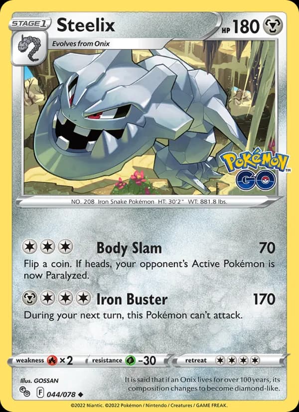 Steelix — Pokémon GO, Uncommon