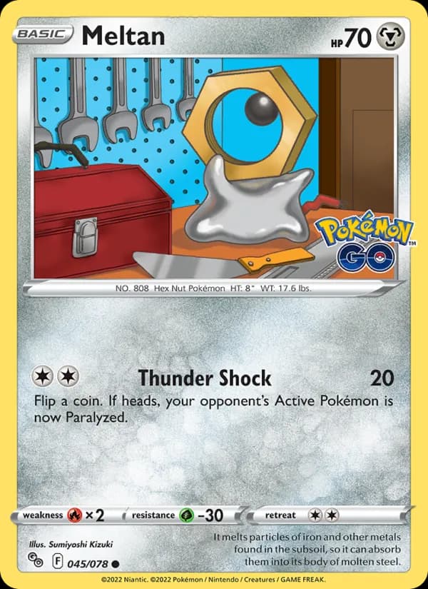 Meltan — Pokémon GO, Common