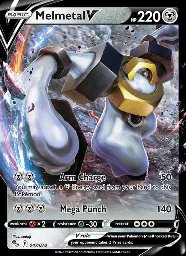 Melmetal V — Pokémon GO, Holo Rare V