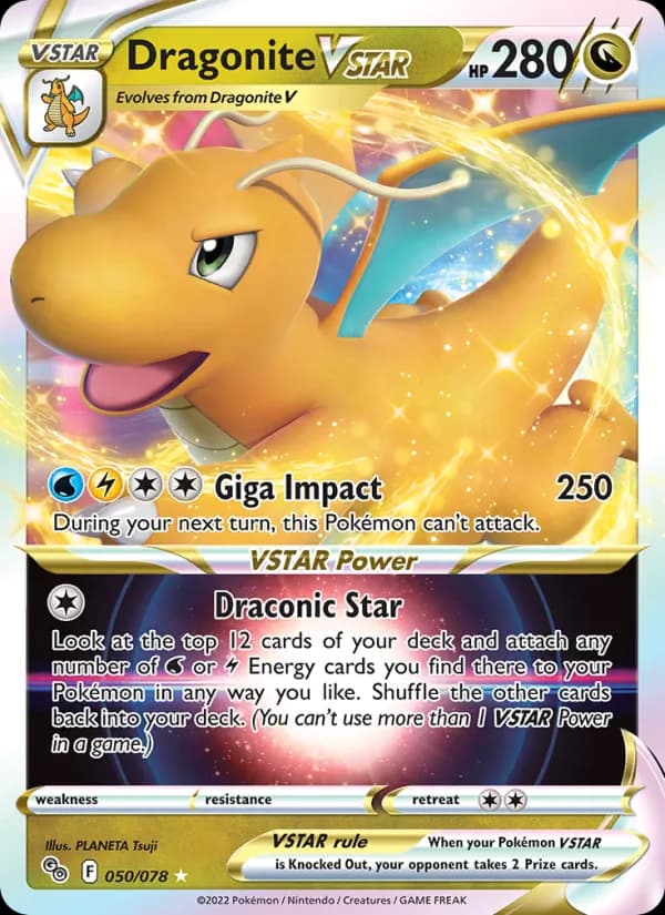 Dragonite VSTAR — Pokémon GO, Holo Rare VSTAR