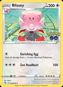 Blissey — Pokémon GO — Holo Rare